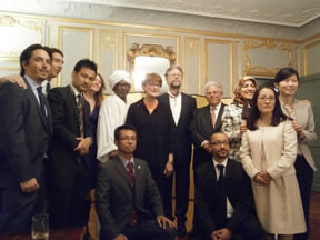 Prof. Reich, Mr. Grilli, Prof. Pharr, Dr. El-Samani & Takemi Fellows