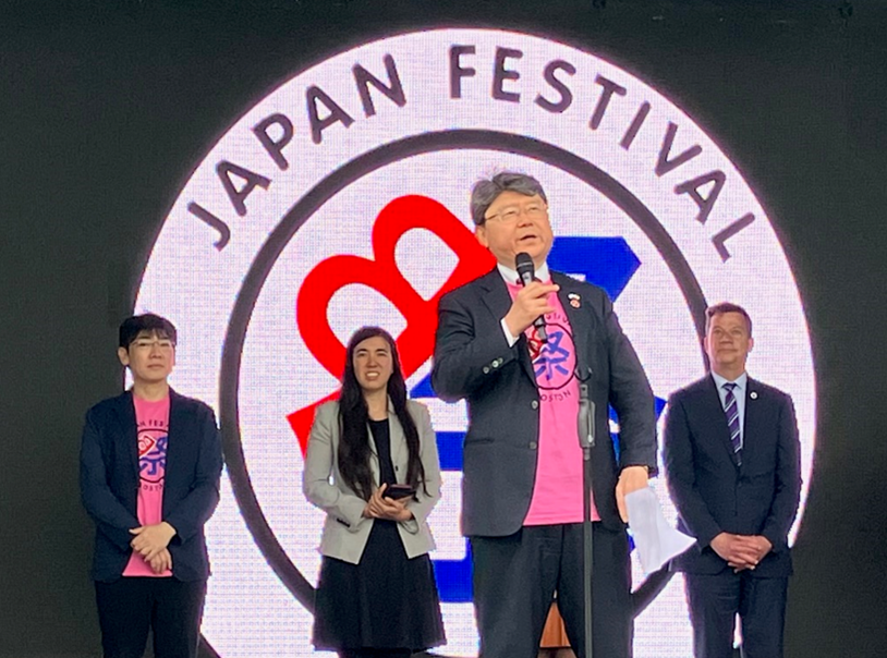 Consul General Takahashi at the Opening Ceremony