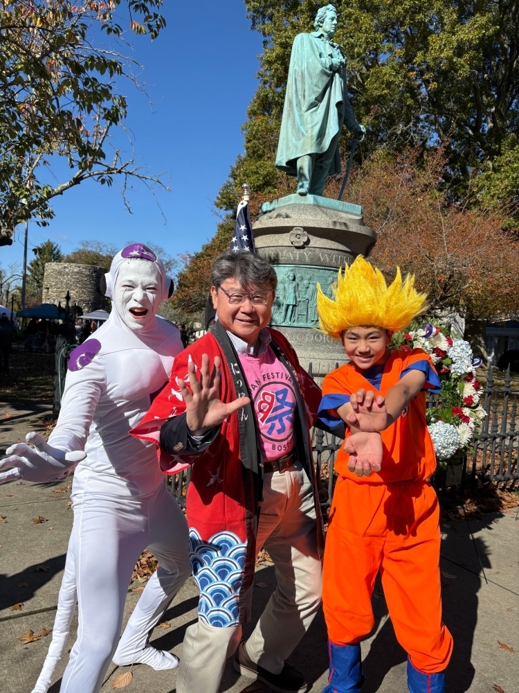 Consul General with Cosplayers