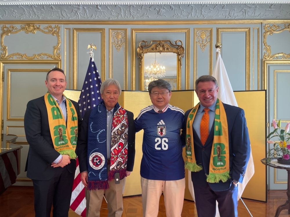 Meeting with representatives from FIFA World Cup Boston and the New England Revolution