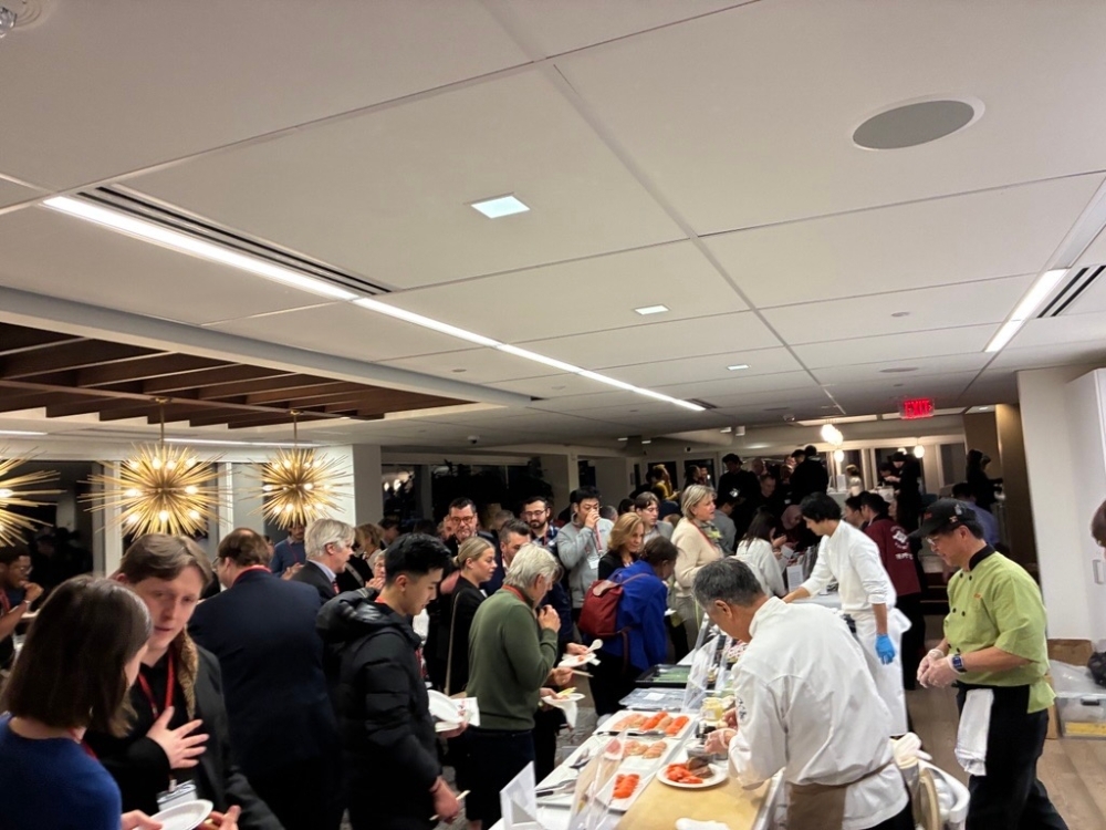 レセプションの様子