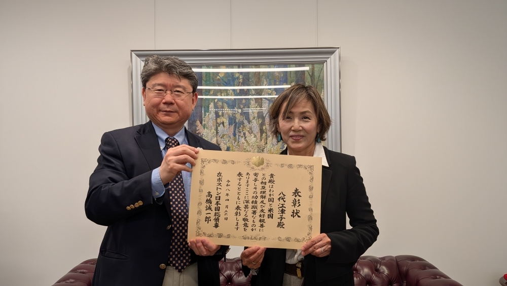 髙橋総領事と八代氏