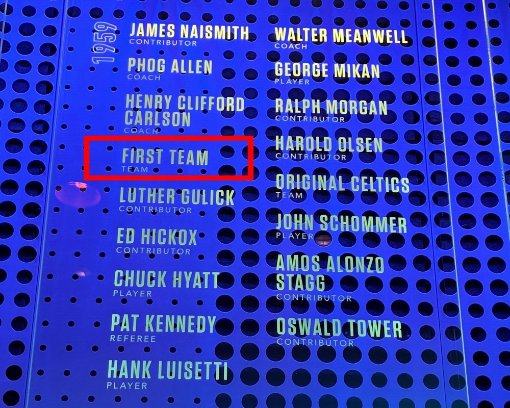 FIRST TEAM
