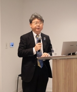 中釜AMED理事長ニューイングランド地域の日本人研究者と意見交換会～日